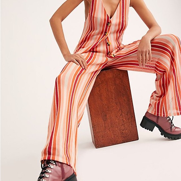 free people bridget stripe pants - Picture 1 of 4